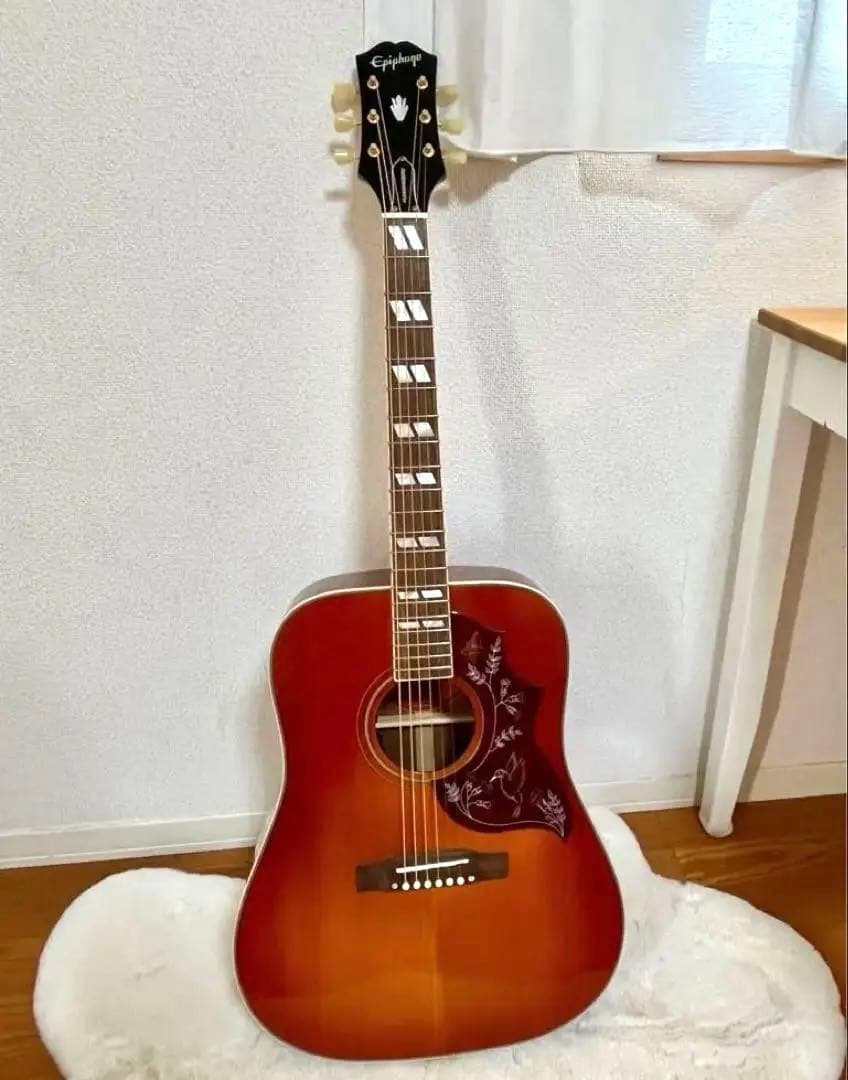 EPIPHONE エレアコ　(ギターケース付き)【オール単板】