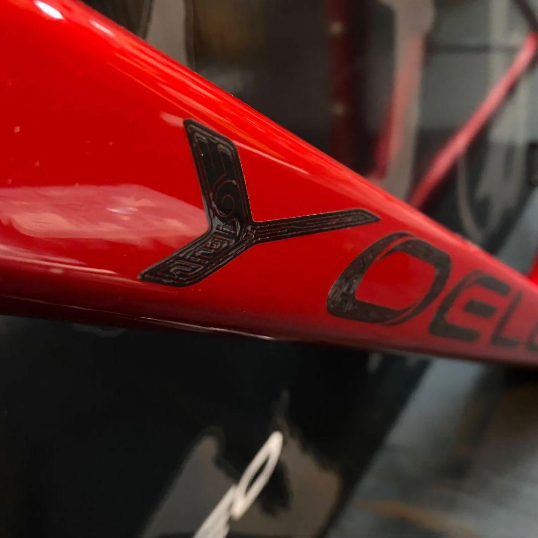 ヨーレオ　R11DB SL フレームセット（ハンドル無し） ルビーレッド