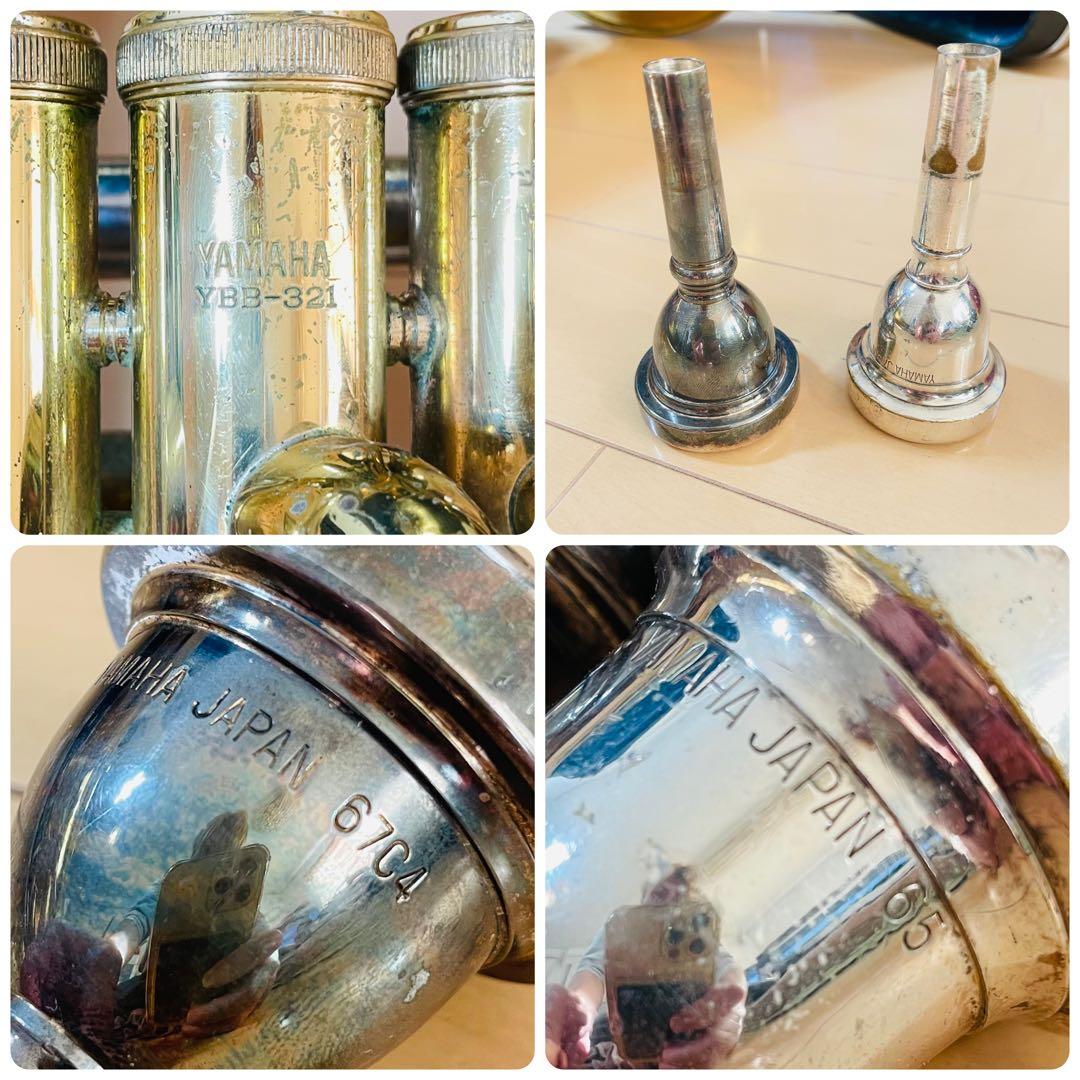 YAMAHA ヤマハ YBB-321 チューバ ハードケース付 動作未確認