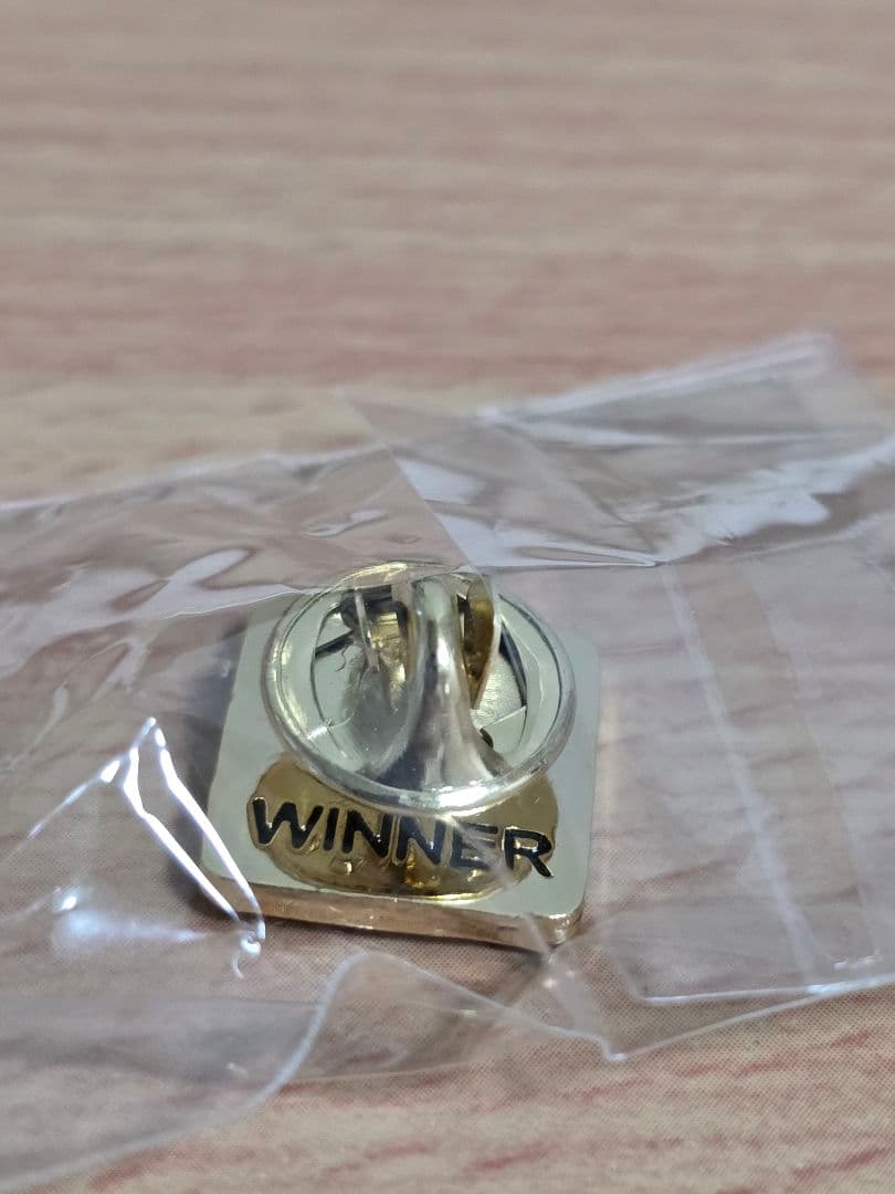 マクドナルド 緑色Mロゴ & WINNERピンバッジ