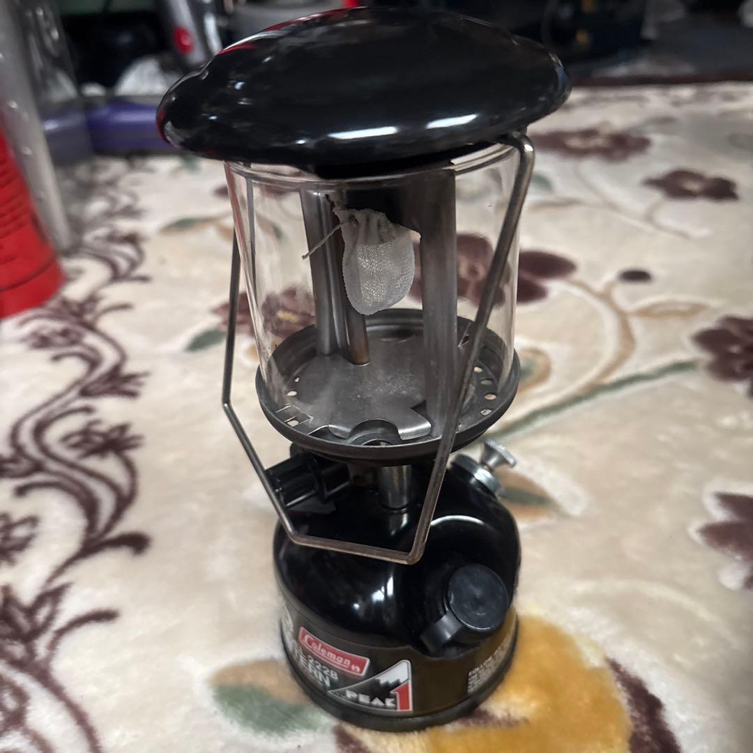 コールマン Coleman 222B peak1 ランタン 89年1月 美品