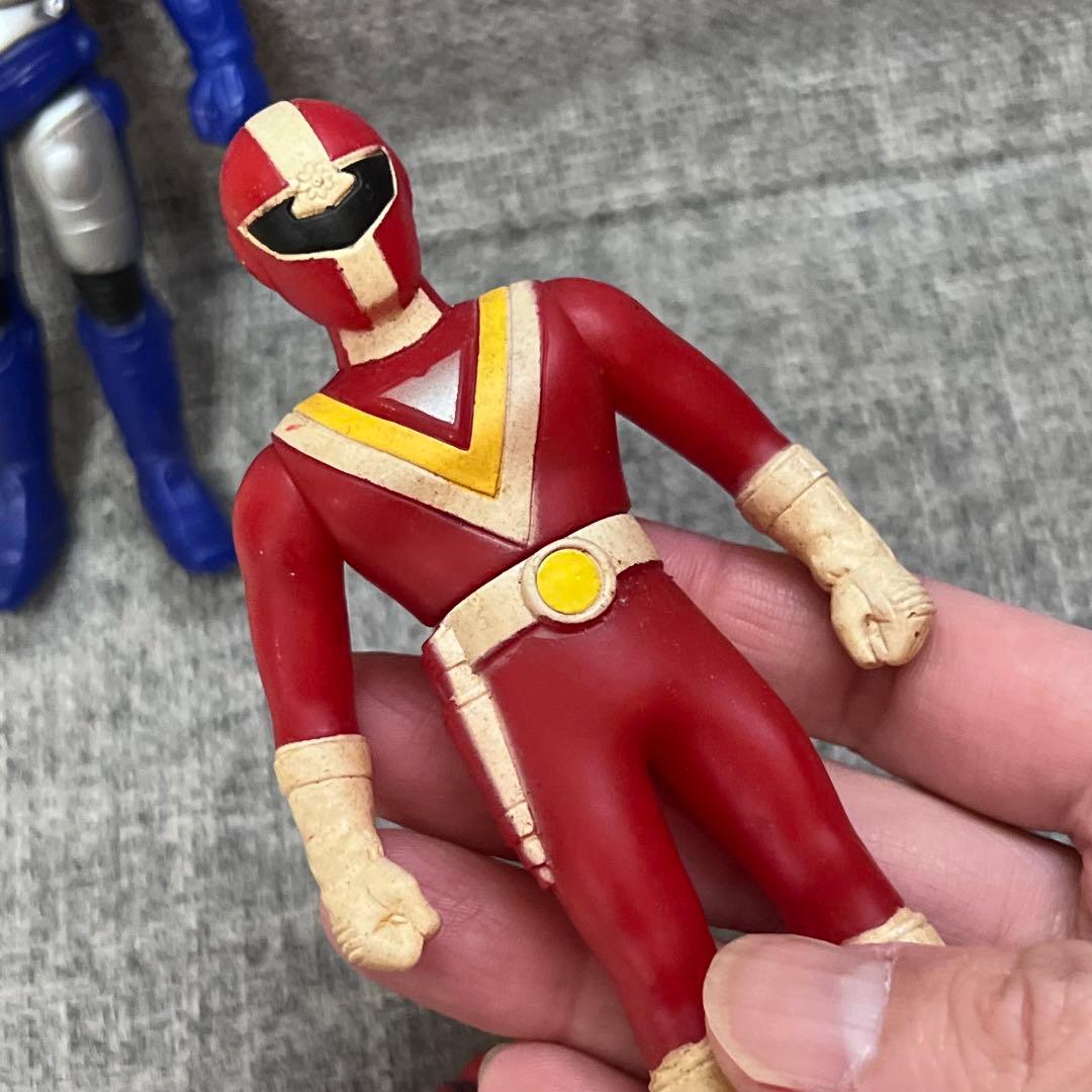 ウルトラマンタロウ ファイブレッド ニンジャレッド オーレンジャーロボ ソフビ
