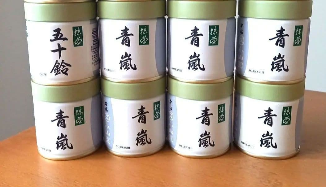 新品未開封 京都 丸久小山園 抹茶 五十鈴 青嵐 8個セット