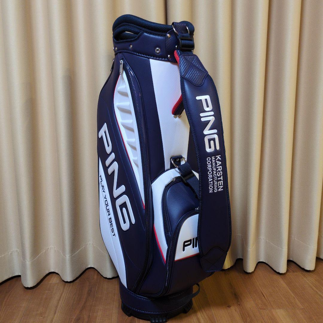 【新品】PING キャディバッグ CB-U2505 ネイビー