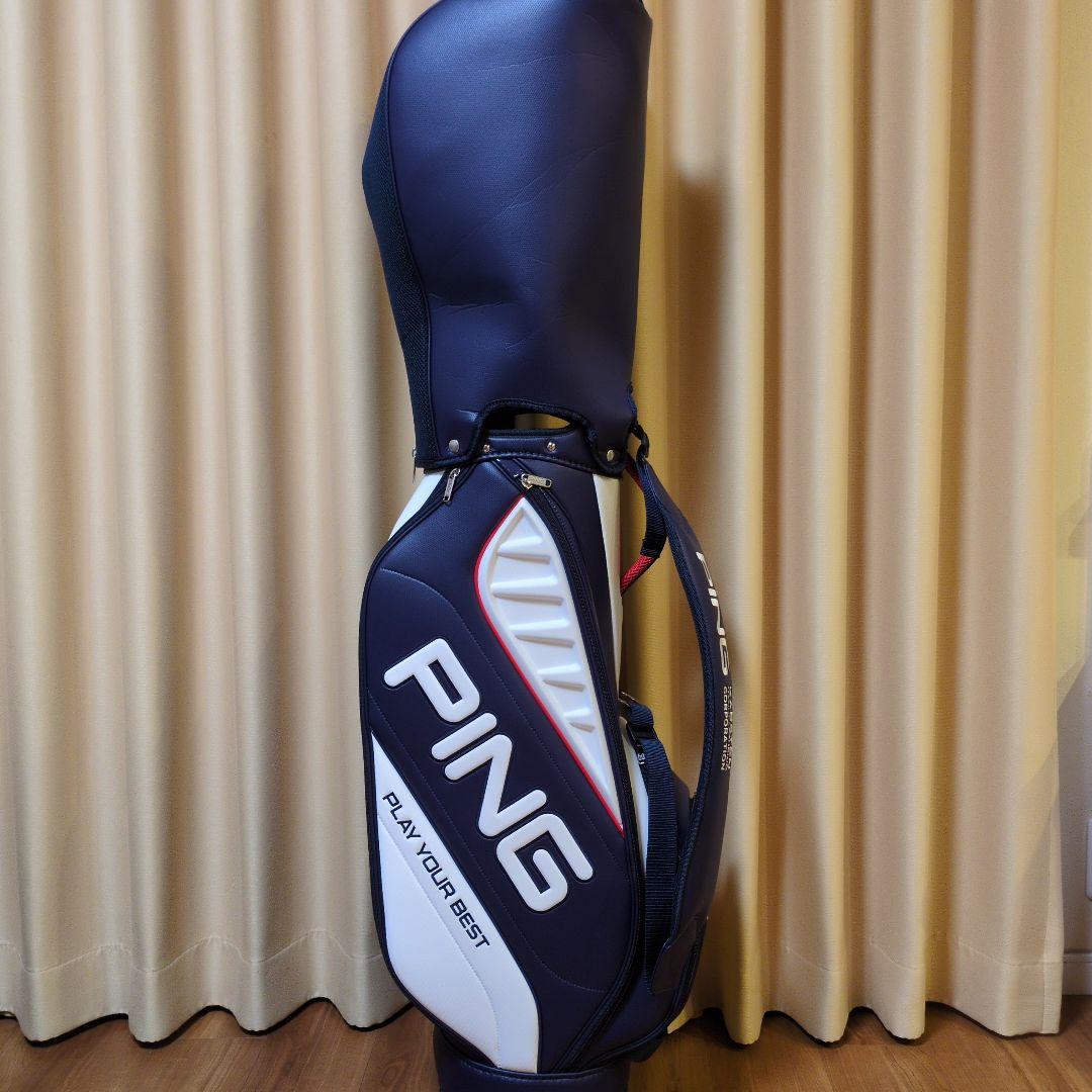 【新品】PING キャディバッグ CB-U2505 ネイビー