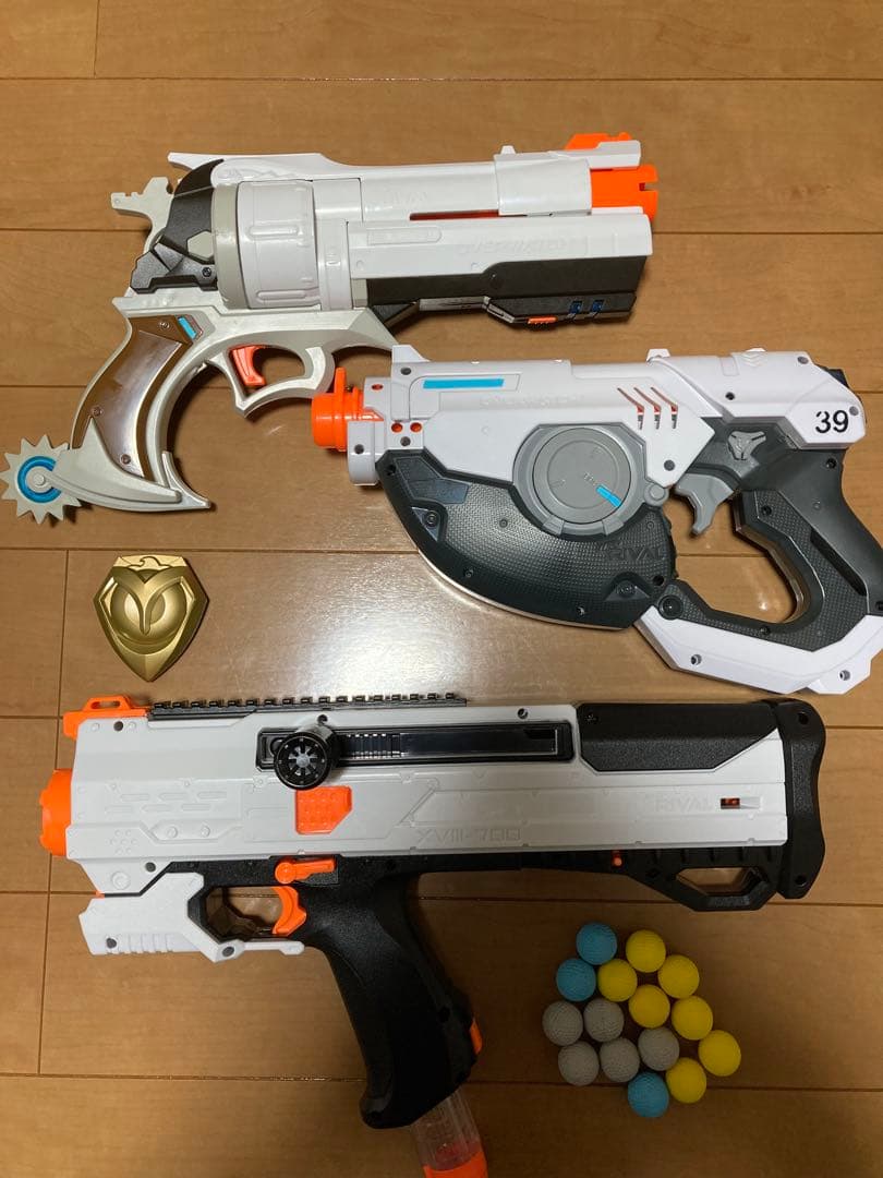 ナーフ ライバル オーバーウォッチ　マクリー　トレーサー（ジャンク品）　ヘリオス