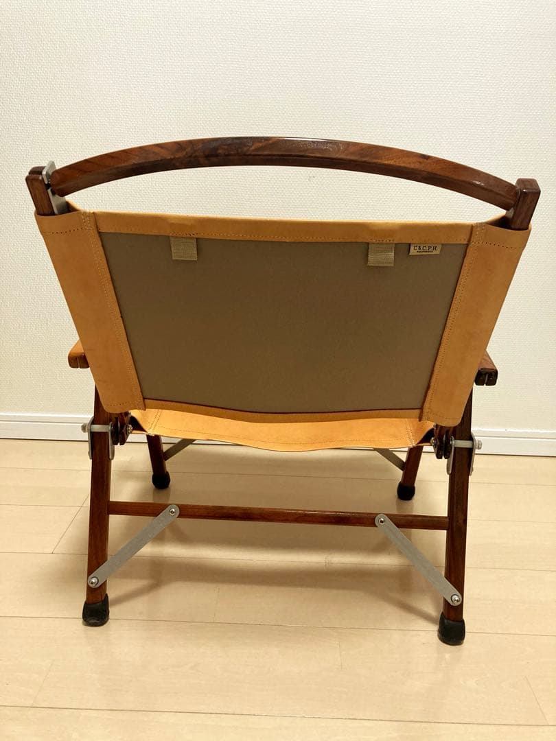 本物　カーミットチェア ウォールナット　レザーシート　C&C.P.H