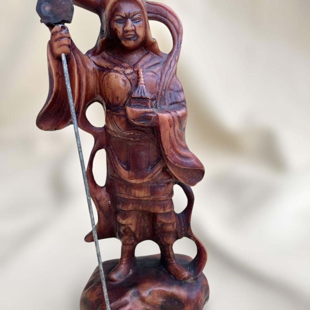 (383)樹脂製と思われる七福神 彫刻 7体セット