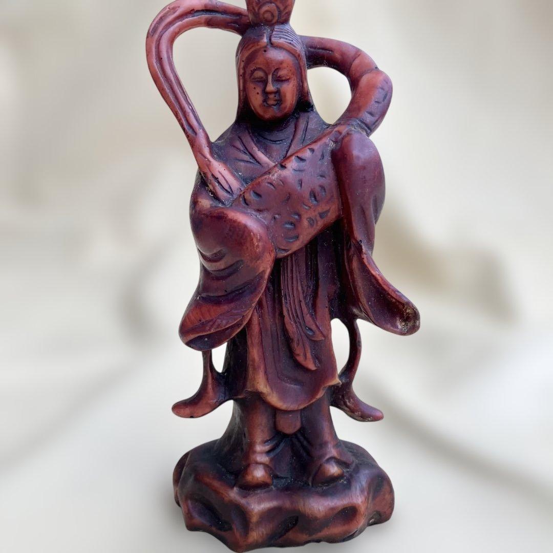 (383)樹脂製と思われる七福神 彫刻 7体セット