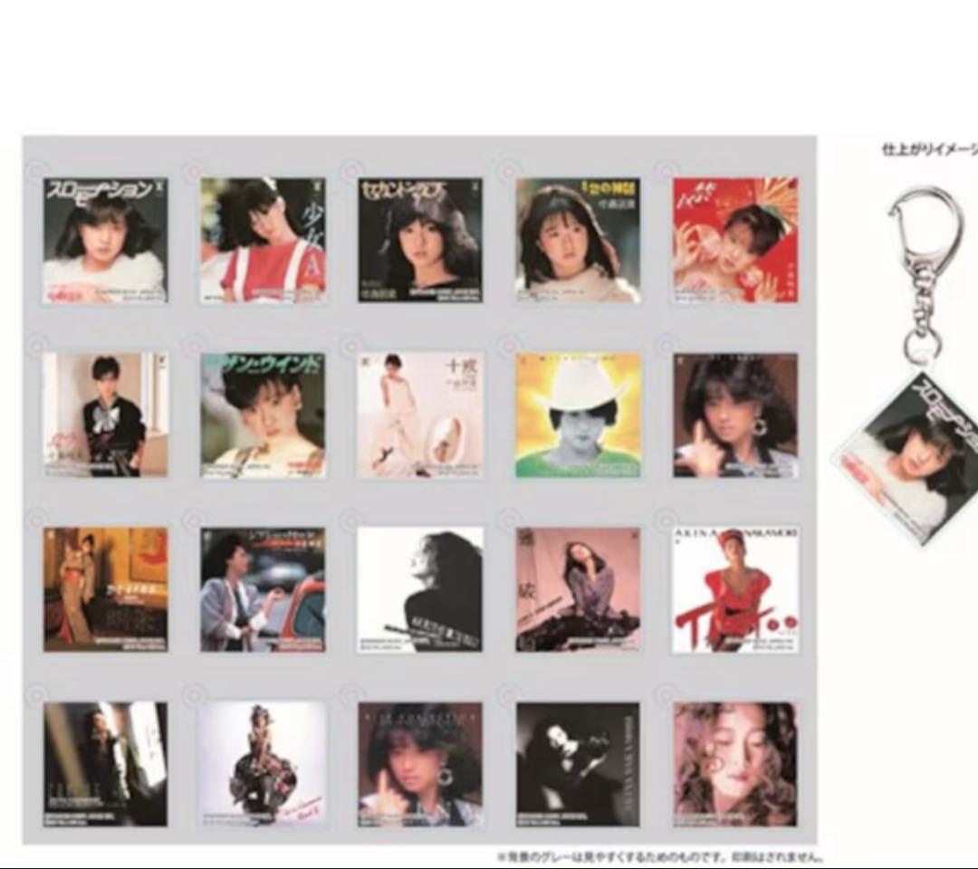 中森明菜 写真展限定　ジャケットアクリルキーホルダー　15種　コンプリートセット