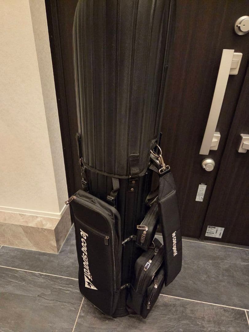 【le coq(ルコック) 】ハードカバーキャディバッグ&トラベルカバーセット