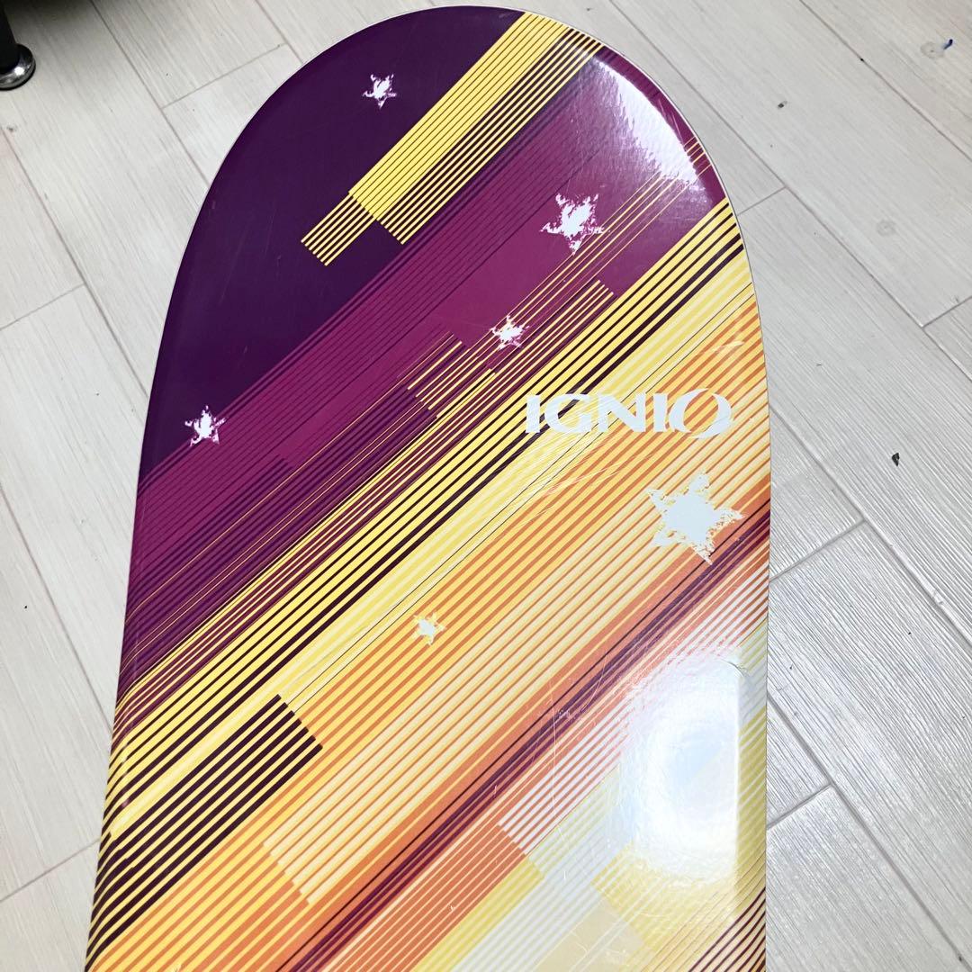 カバー付/IGNIO MILWEL ROCKERイグニオ スノーボード144