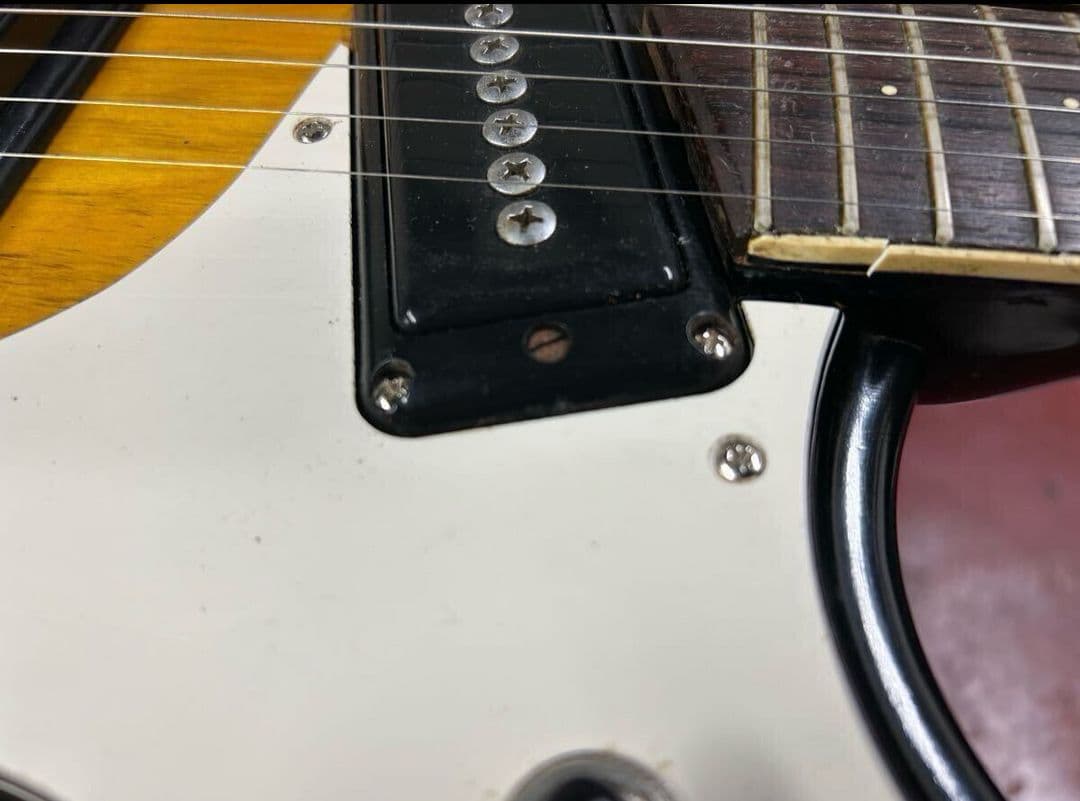 まあ 純正ハードケース付 国産ビンテージ Firstman Mosrite