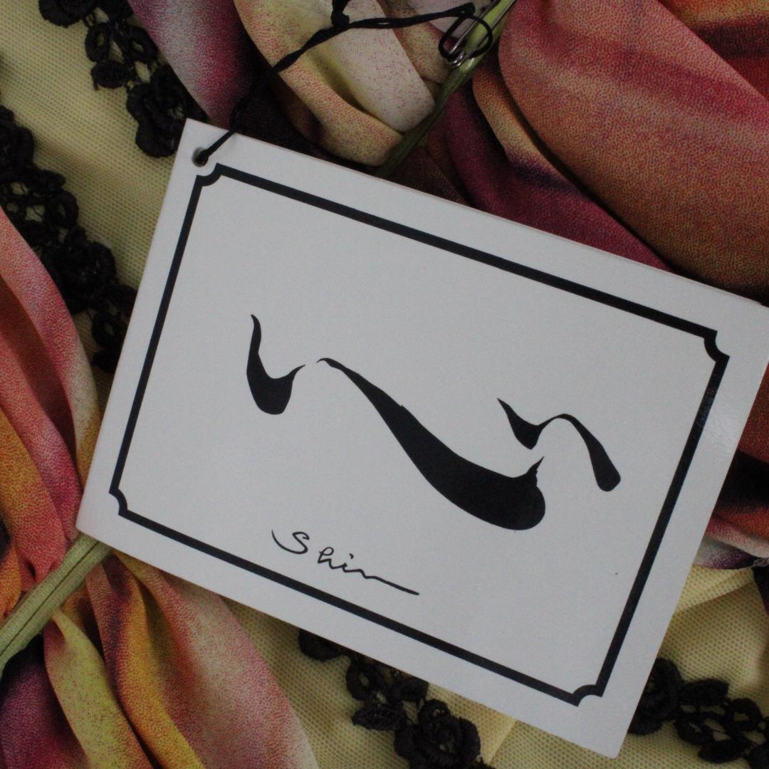 【未使用タグ付き 日本製 社交ダンス衣装】グラデーション サンヨシムラ ドレス