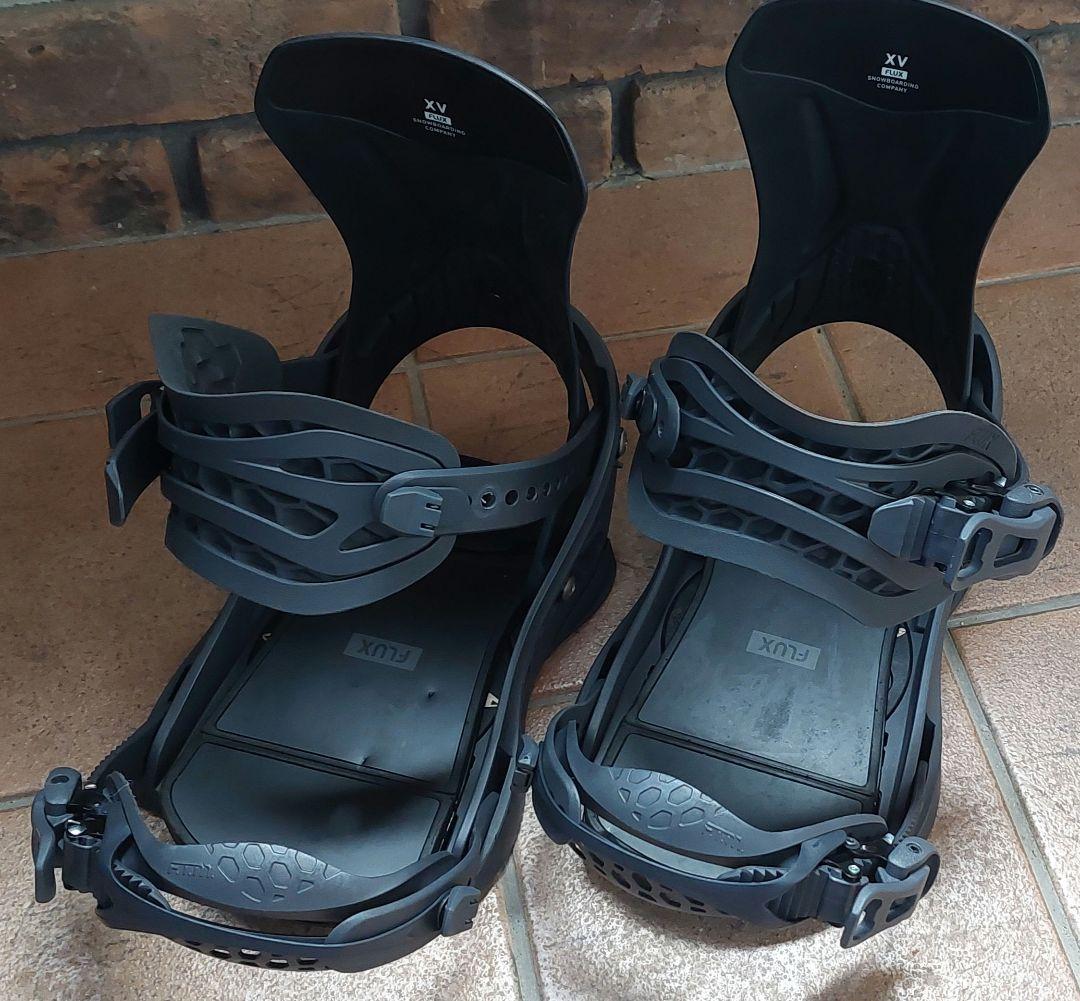 ☆美品☆FLUX XV スノーボードビンディング グレー