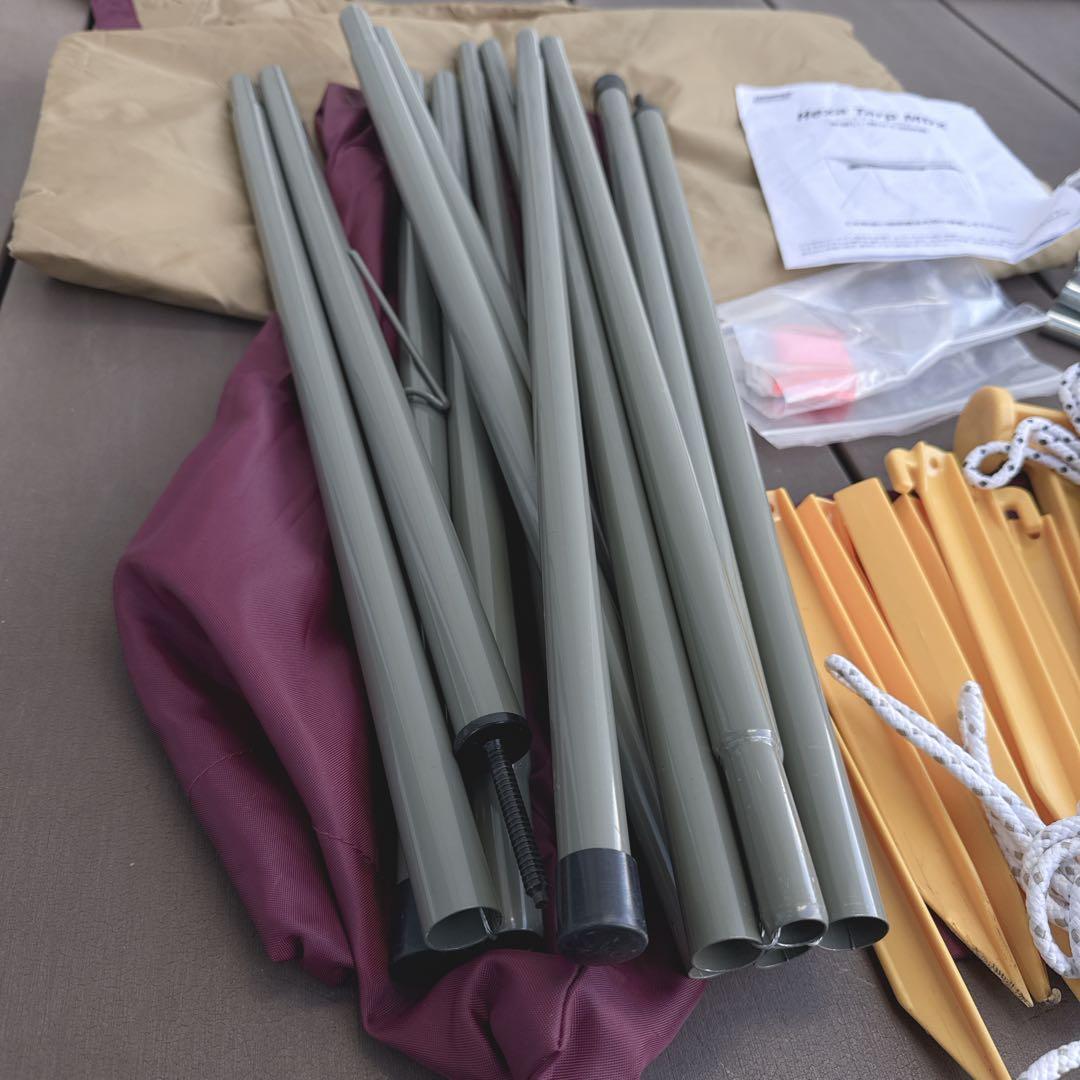 コールマン タフワイドドームiv/300 ヘキサタープ MDX バーガンディ