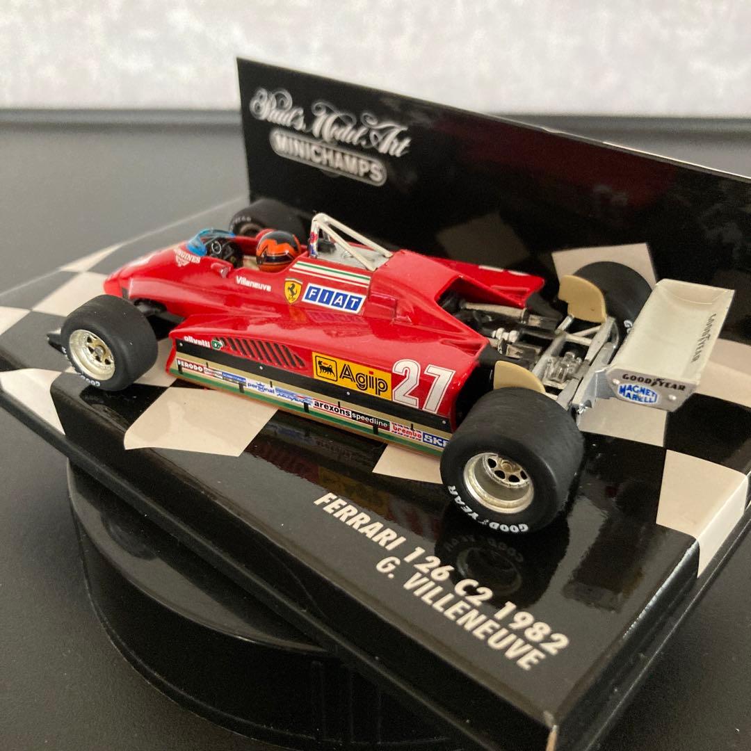 ミニチャンプス F1 フェラーリ 126C ビル ジルヌーブ