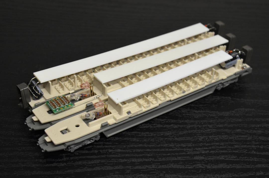 【軽加工品】 KATO 10-377 E2系 あさま 8両フルセット 室内灯付き