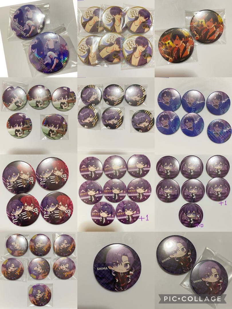 浦島坂田船 志麻 缶バッジまとめ