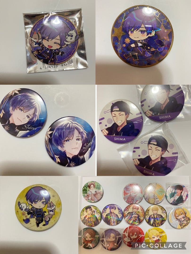 浦島坂田船 志麻 缶バッジまとめ