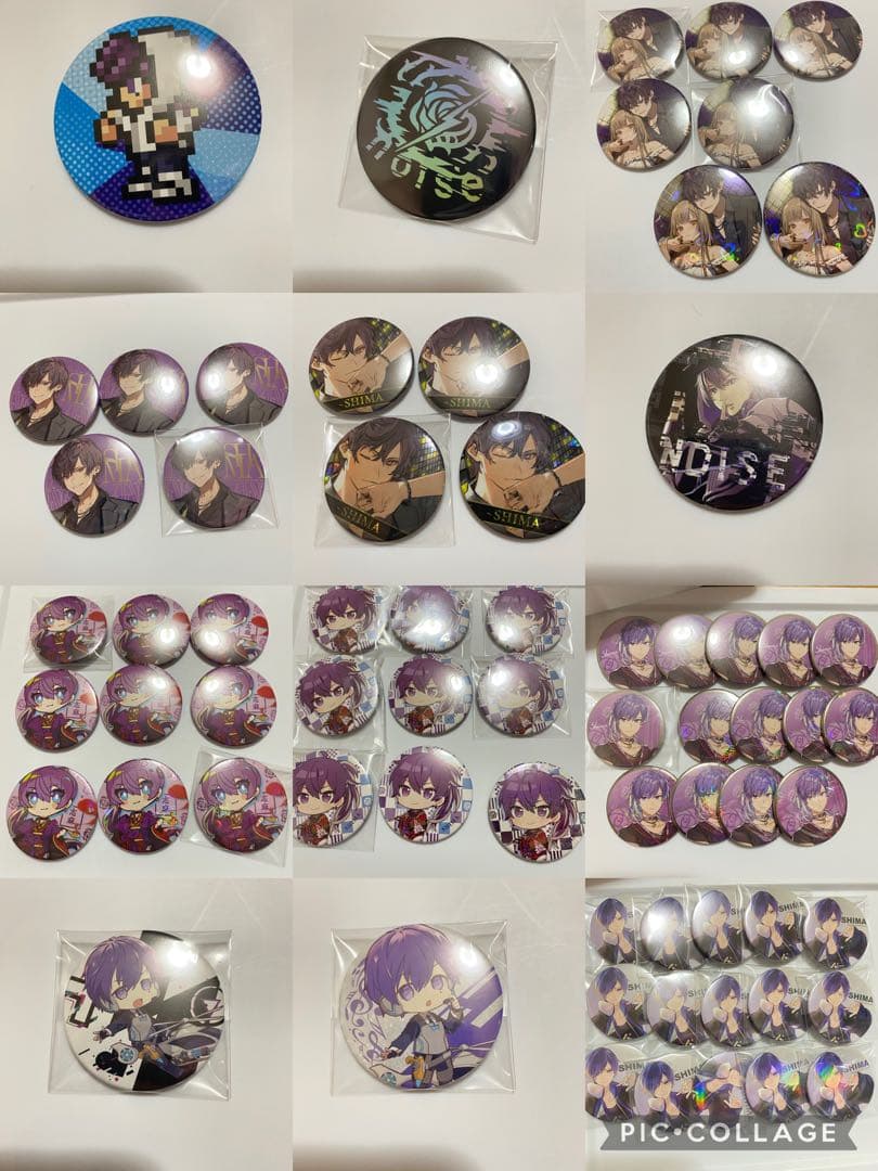 浦島坂田船 志麻 缶バッジまとめ