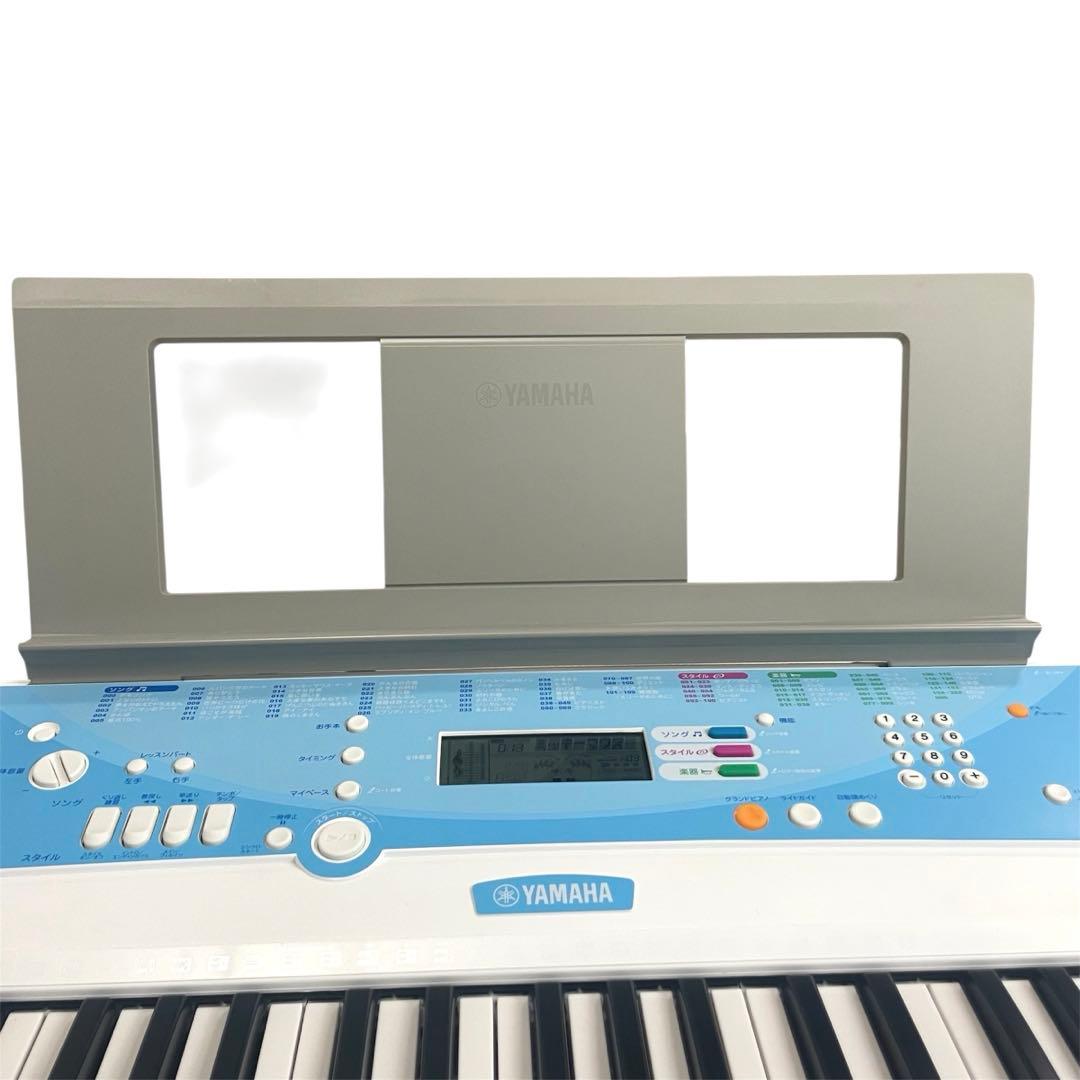 ◯ヤマハ 電子キーボード EZ-J220 専用スタンド 譜面台 付き