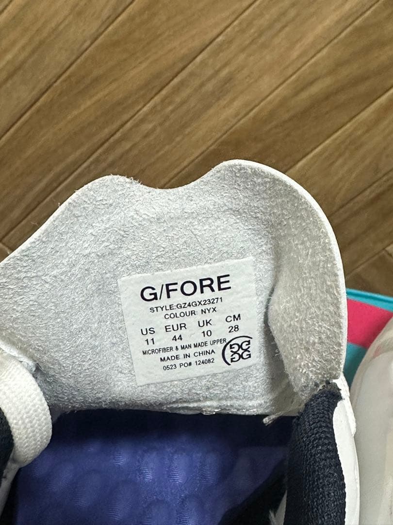 G/FOREメンズシューズG.112　ホワイト×ネイビー　28㎝