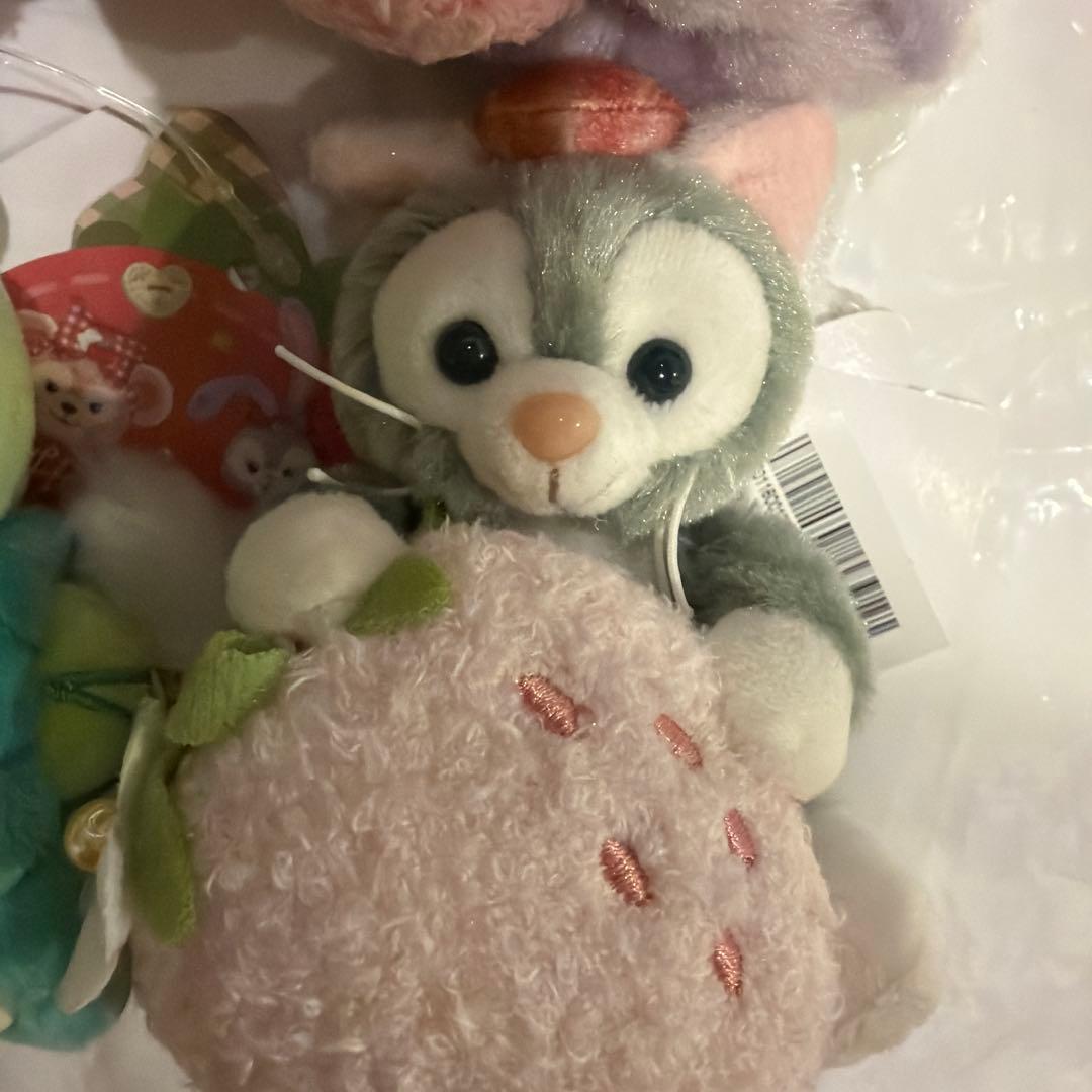 顔厳選　新品未使用ハートフェルトストロベリーギフト ぬいぐるみチャーム7体セット