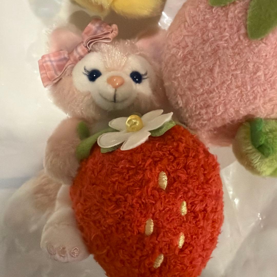 顔厳選　新品未使用ハートフェルトストロベリーギフト ぬいぐるみチャーム7体セット