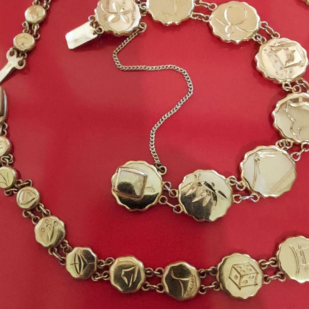 AMITA Japan アミタ 純金 象嵌 ネックレス セット