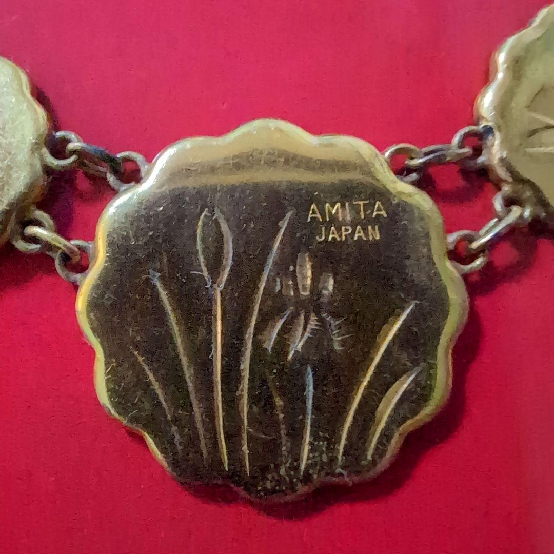 AMITA Japan アミタ 純金 象嵌 ネックレス セット