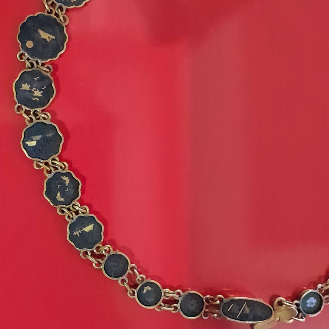 AMITA Japan アミタ 純金 象嵌 ネックレス セット