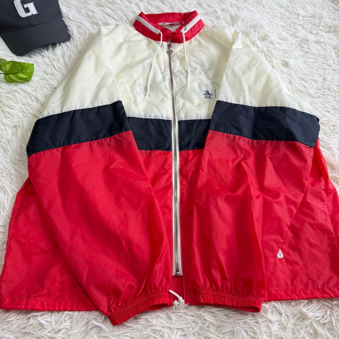 【マンシングウェア】極美品 ジップジャケット クラブハウス Lサイズ メンズ