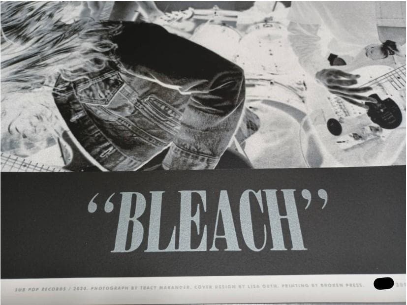 NIRVANA ニルヴァーナ ブリーチ シルクスクリーン サブポップオフィシャル