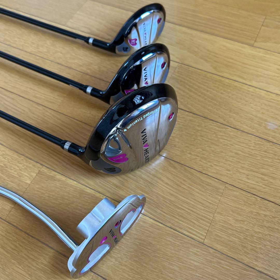 VIVA HEART 初心者 レディース ゴルフ クラブセット