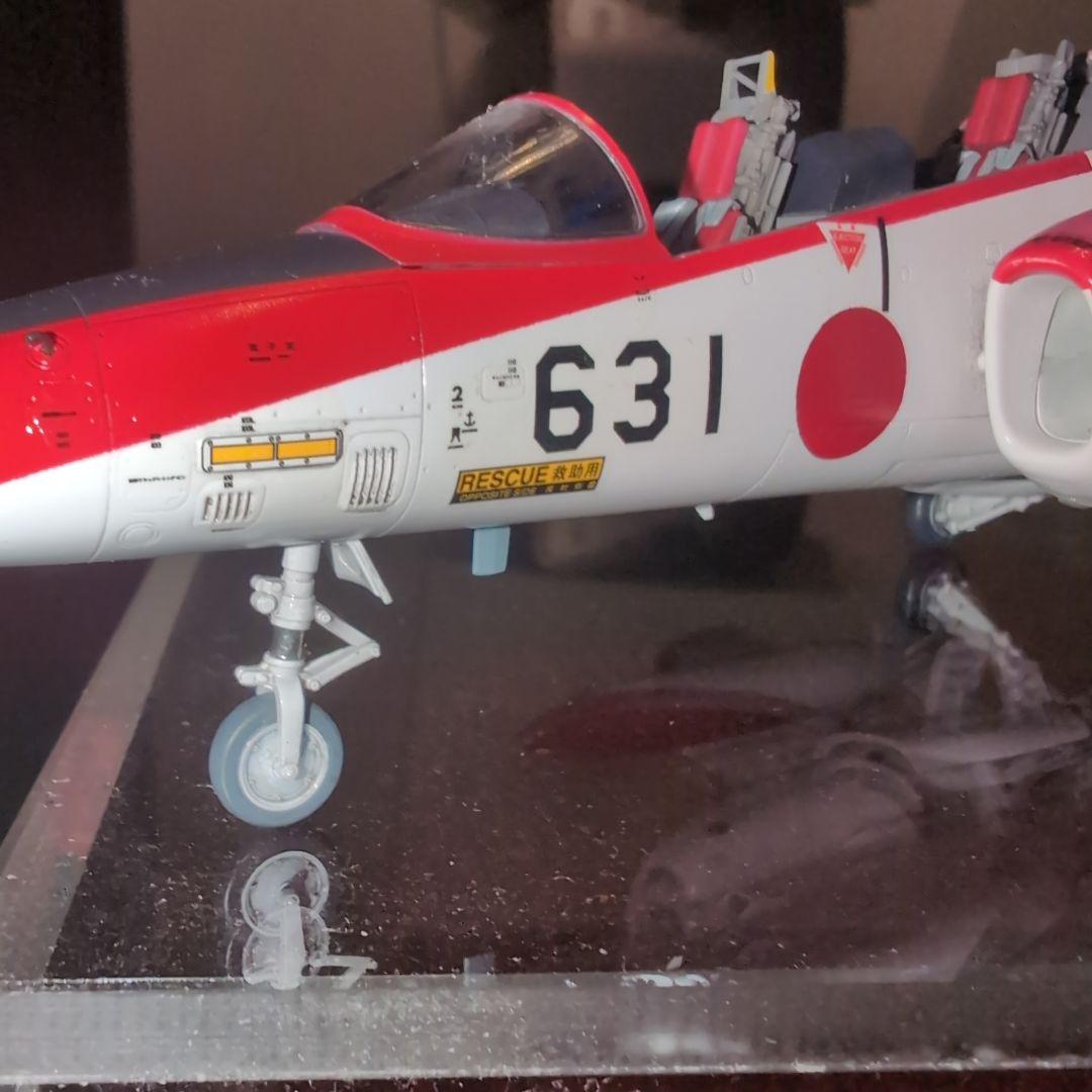 完成品 1/48 航空自衛隊 T-4 レッドドルフィン 全長30cm