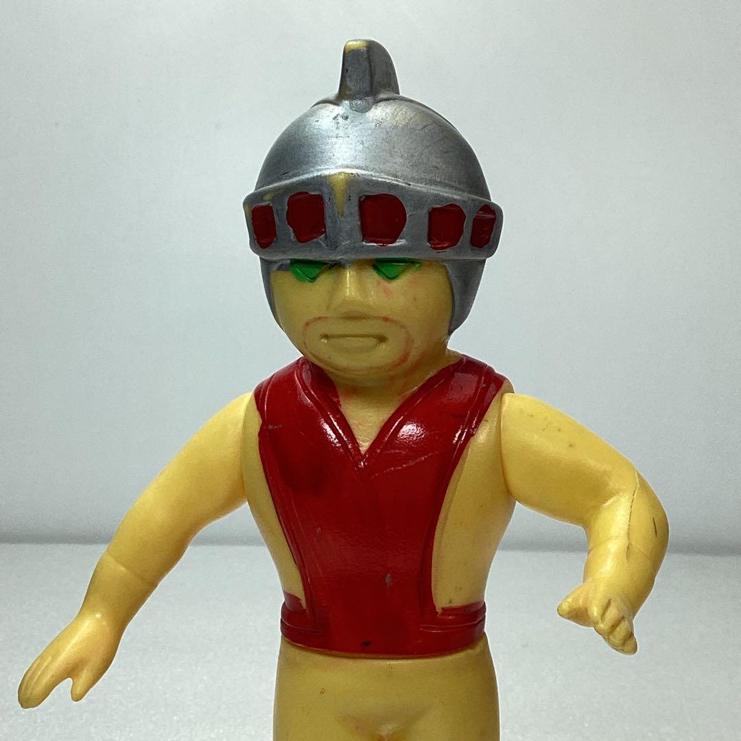 『当時モノ』 黄色いシルバー仮面 ソフビ