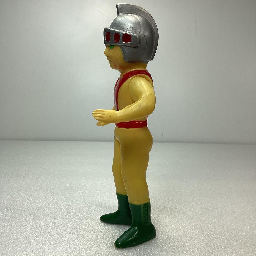 『当時モノ』 黄色いシルバー仮面 ソフビ