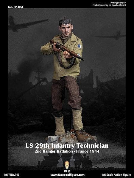 1/6 WW2 米陸軍第２レンジャー大隊 第２９歩兵師団 技能兵 スタンダード版