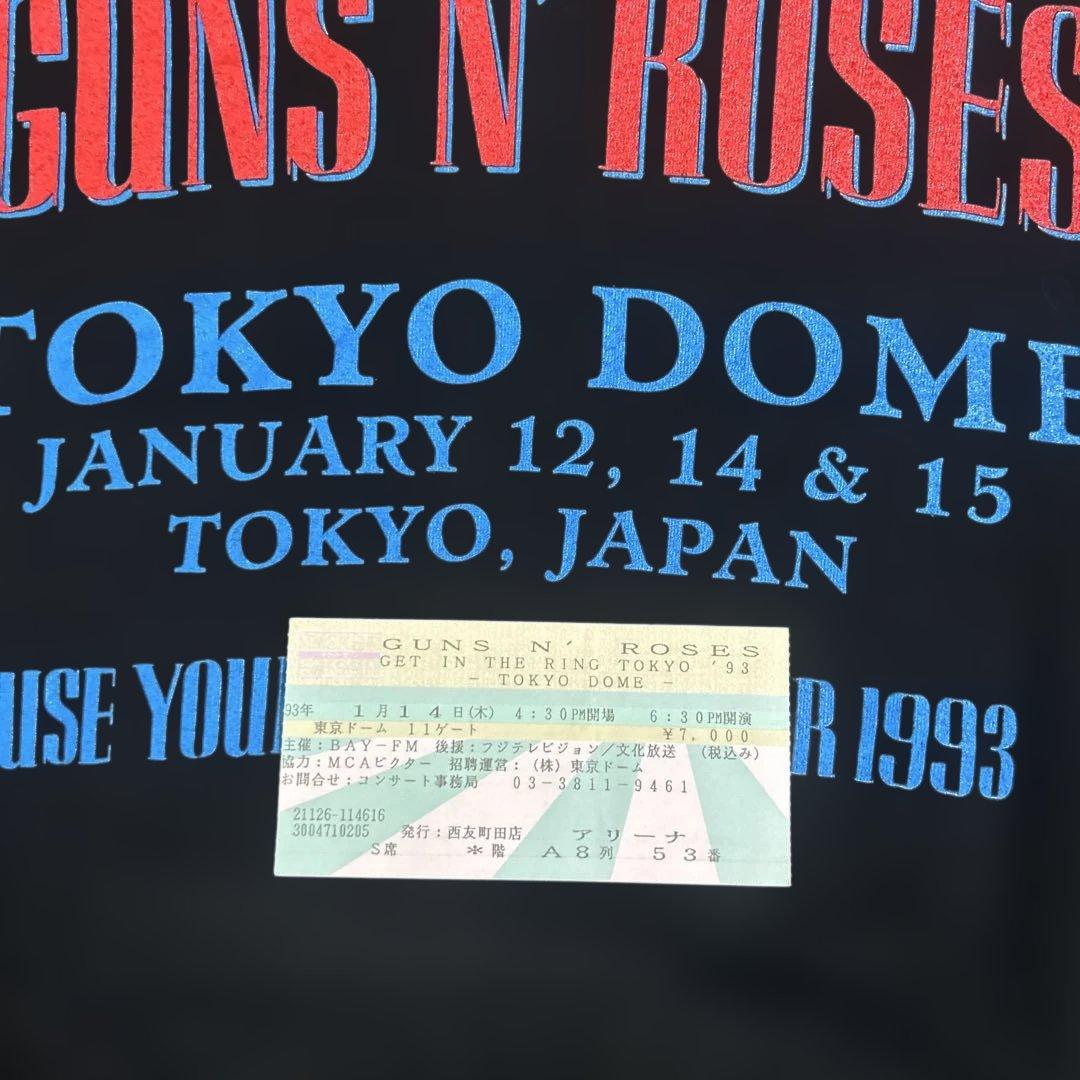 GUNS N'ROSES / 1993'sヴィンテージTシャツ