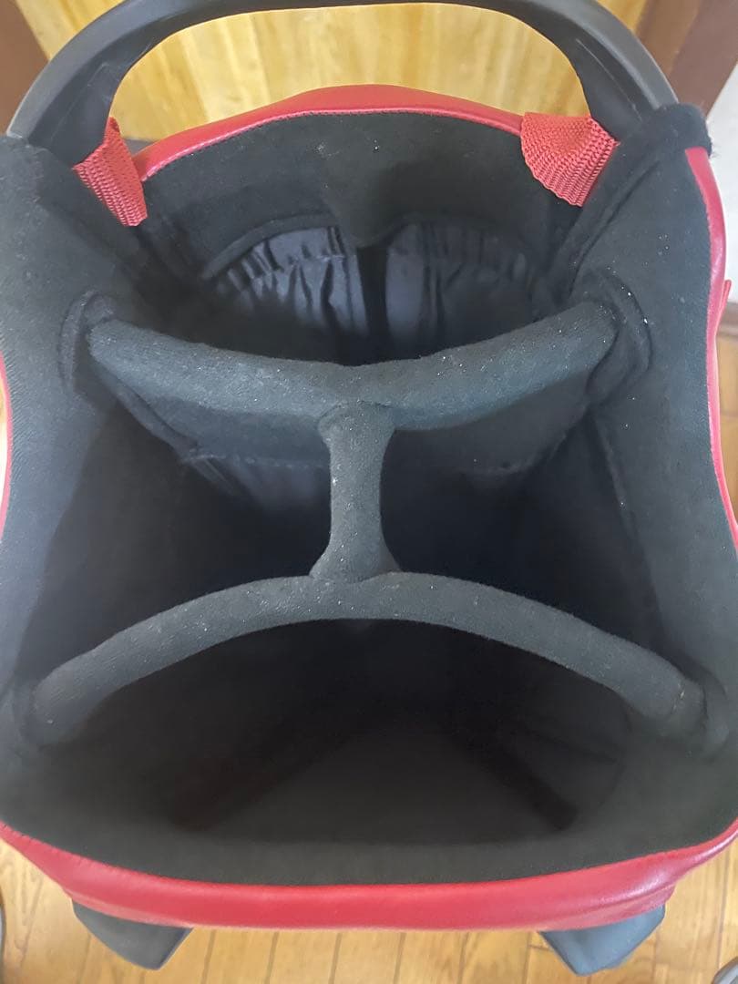 Yellow Lobster 赤 スタンド式キャディバッグ　イエローロブスター