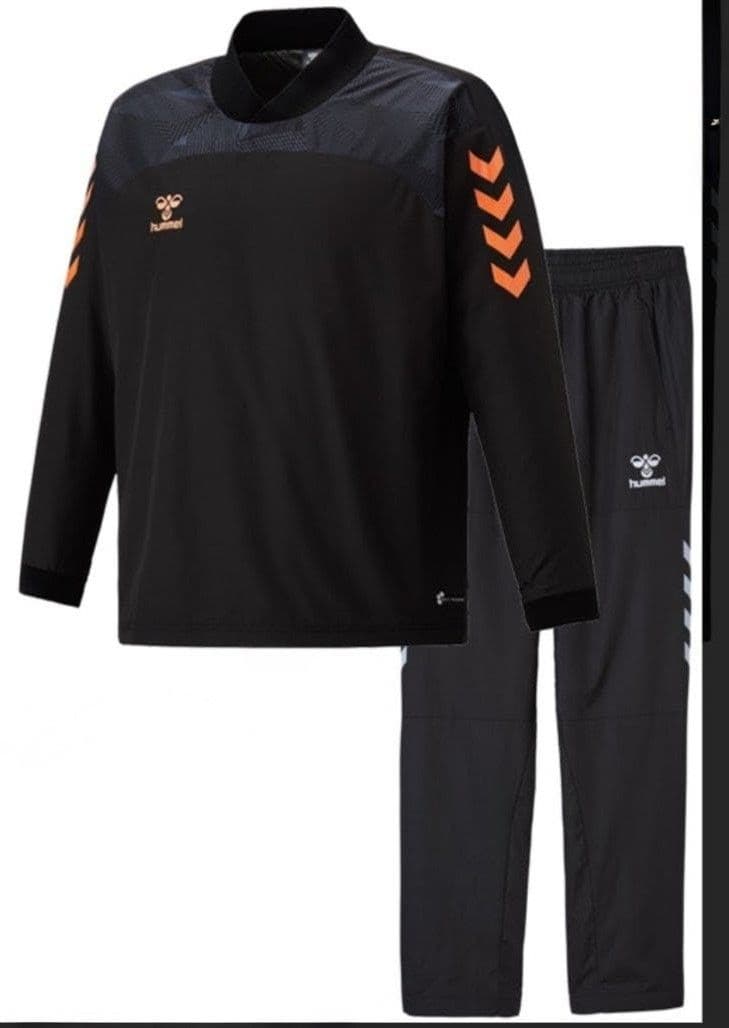 新品　サイズＬ ヒュンメル　ハイブリッドピステ上下セット ブラック