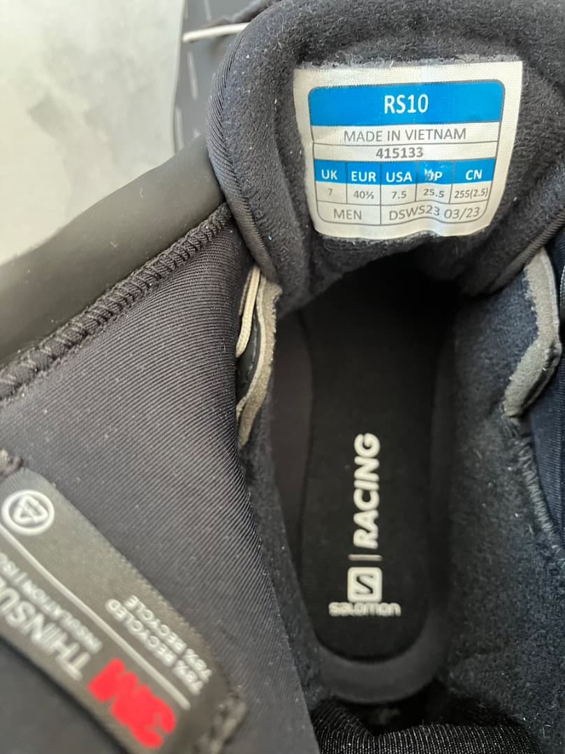 サロモン RS 10 Skate Nocturne XCスキーブーツ