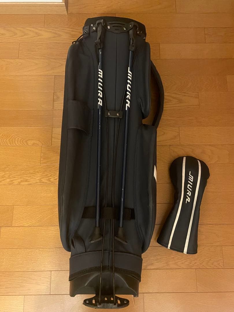【まさまさ】MIURA キャディバッグ、DW用ヘッドカバーセット