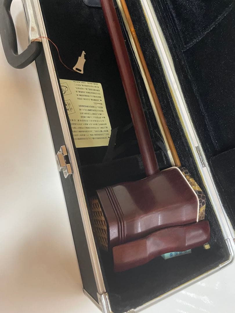 二胡 ダークブラウン ケース付き