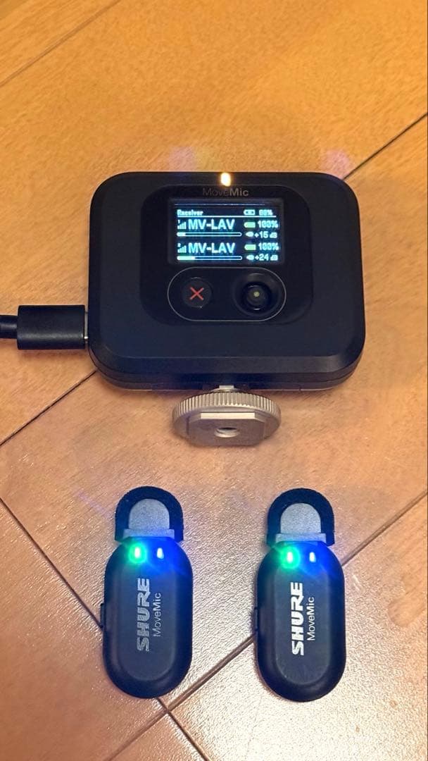 【美品】SHURE シュア Movemic Two Kit ワイヤレスマイク