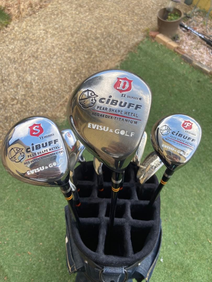 ⭐︎希少モデル⭐︎EVISU デニムゴルフバッグ⭐︎クラブセット⭐︎