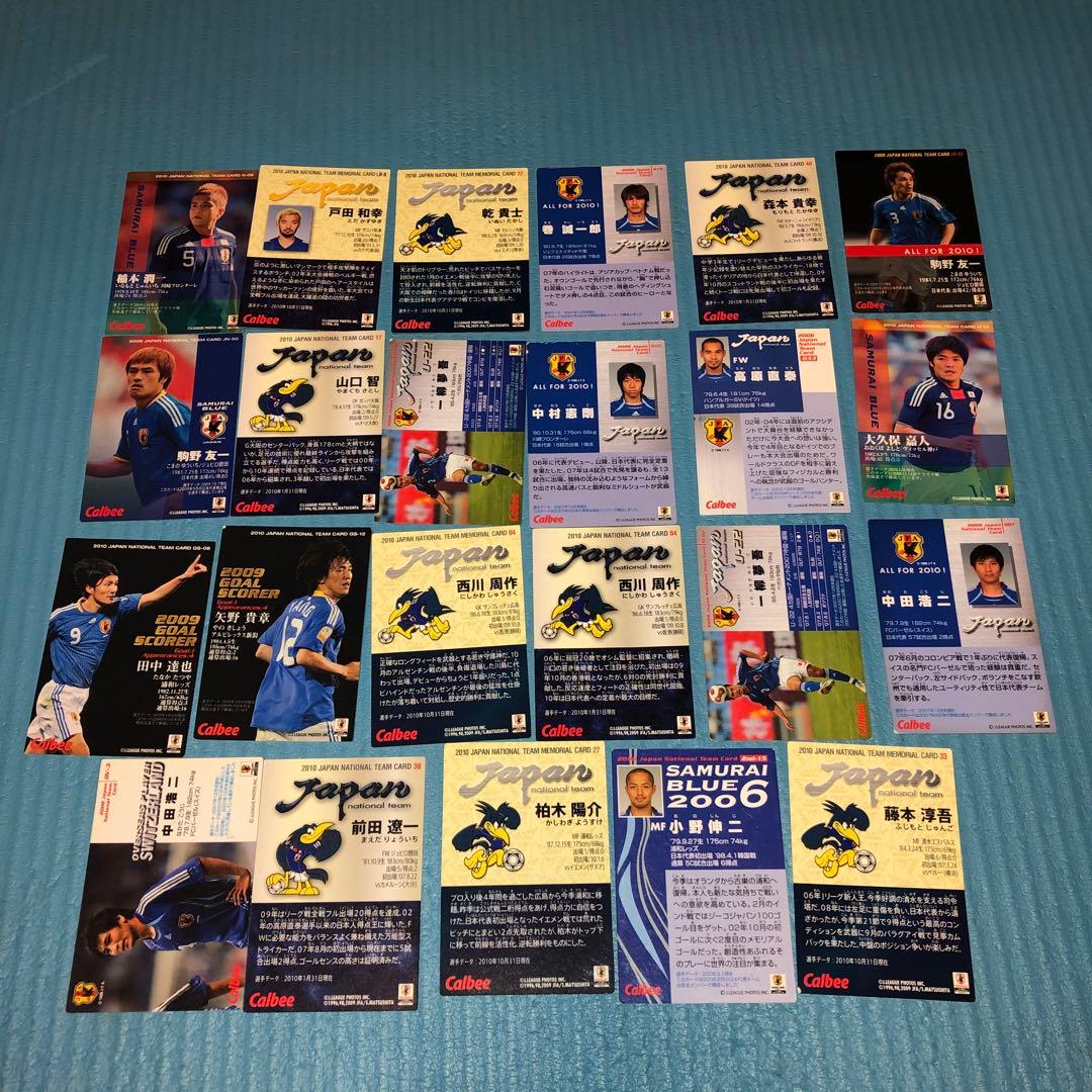 サッカー日本代表チップスカード