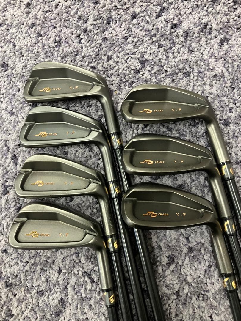 訳あり三浦技研CB-302 7本 5i〜G D/G105オニキスブラックS200