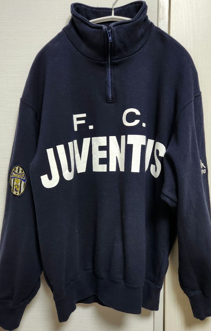 90年代　ユベントス　スウェット　ハーフジップ トレーナー